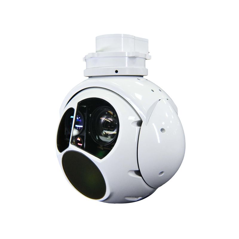 TS02 Twee-assige hoge resolutie LWIR thermische UAV nuttige lading Gimbal Sensor Camera met Zoom